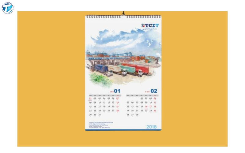 Lịch treo tường khổ lớn